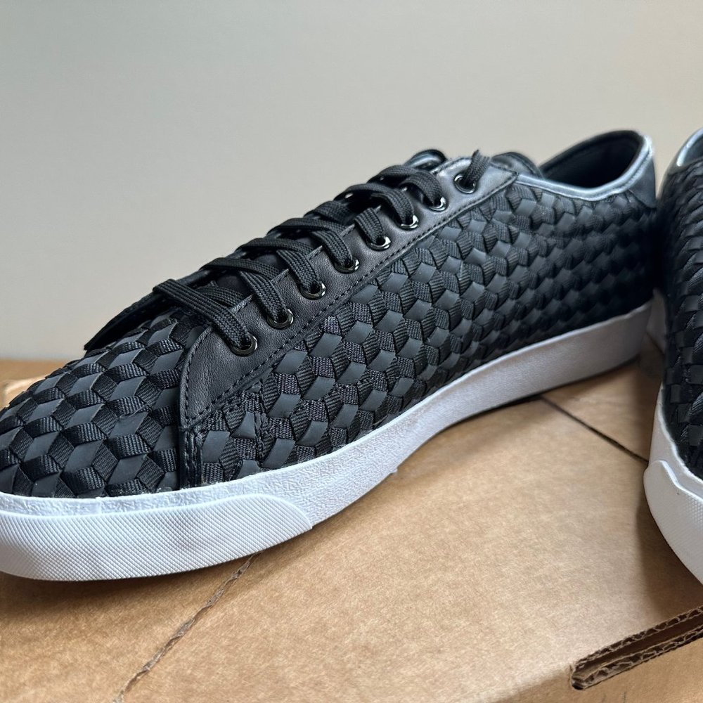 Nike Tennis Classic AC Woven (724976-002) Shoes - Black/Black-White - Sz 14 - Picture 8 of 10